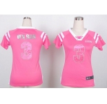 nike women nfl jerseys seattle seahawks #3 wilson pink[fashion Rhinestone sequins]