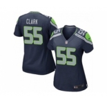 nike women nfl jerseys seattle seahawks #55 frank clark blue[nike]