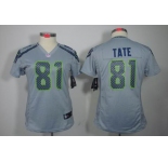 nike women nfl jerseys seattle seahawks #81 golden tate grey[nike limited]