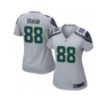 nike women nfl jerseys seattle seahawks #88 graham grey[nike]