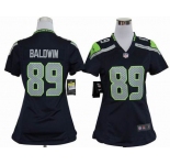 nike women nfl jerseys seattle seahawks #89 baldwin blue[nike]