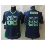 women jerseys nike seattle seahawks #88 jimmy graham blue [drift fashion]