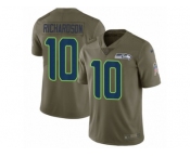 Youth Nike Seattle Seahawks #10 Paul Richardson Limited Olive 2017 Salute to Service NFL Jersey