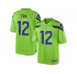 Youth Nike Seattle Seahawks #12 Fan Green Stitched NFL Limited Rush Jersey