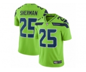 Youth Nike Seattle Seahawks #25 Richard Sherman Vapor Untouchable Limited Green NFL Jersey