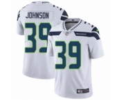 Youth Nike Seattle Seahawks #39 Dontae Johnson White Vapor Untouchable Elite Player NFL Jersey