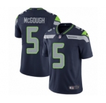 Youth Nike Seattle Seahawks #5 Alex McGough Navy Blue Team Color Vapor Untouchable Limited Player NFL Jersey