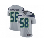 Youth Nike Seattle Seahawks #58 Kevin Pierre-Louis Vapor Untouchable Limited Grey Alternate NFL Jersey