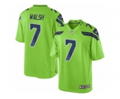 Youth Nike Seattle Seahawks #7 Blair Walsh Limited Green Rush NFL Jerseys
