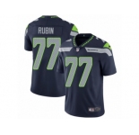 Youth Nike Seattle Seahawks #77 Ahtyba Rubin Vapor Untouchable Limited Steel Blue Team Color NFL Jersey