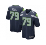 Youth Nike Seattle Seahawks #79 Ethan Pocic Game Steel Blue Team Color NFL Jersey