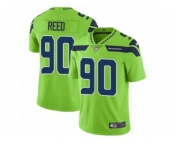 Youth Nike Seattle Seahawks #90 Jarran Reed Vapor Untouchable Limited Green NFL Jersey