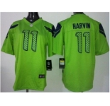 nike youth nfl jerseys seattle seahawks #11 harvin green[nike]