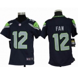nike youth nfl jerseys seattle seahawks #12 fan blue[nike]