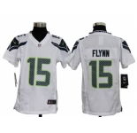 nike youth nfl jerseys seattle seahawks #15 flynn white[nike]