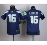 nike youth nfl jerseys seattle seahawks #16 lockett blue[nike]