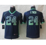 nike youth nfl jerseys seattle seahawks #24 marshawn lynch blue[Elite drift fashion]