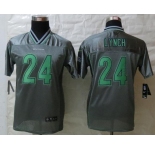 nike youth nfl jerseys seattle seahawks #24 marshawn lynch grey[nike vapor]