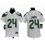 nike youth nfl jerseys seattle seahawks #24 marshawn lynch white[nike]