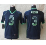 nike youth nfl jerseys seattle seahawks #3 wilson blue[Elite drift fashion]