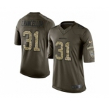 nike youth nfl jerseys seattle seahawks #31 kam chancellor army green[nike Limited Salute To Service]