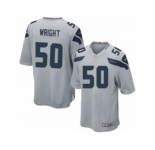 nike youth nfl jerseys seattle seahawks #50 wright grey[nike]