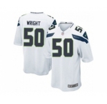 nike youth nfl jerseys seattle seahawks #50 wright white[nike]