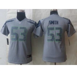 nike youth nfl jerseys seattle seahawks #53 smith grey[nike limited]