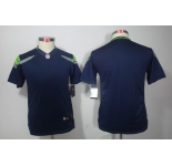 nike youth nfl jerseys seattle seahawks blank blue[nike limited]