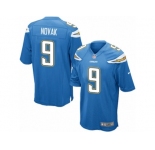 Men Nike Los Angeles Chargers #9 Nick Novak Game Electric Blue Alternate NFL Jersey