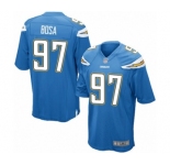 Men's Los Angeles Chargers #97 Joey Bosa Game Electric Blue Alternate Football Jersey