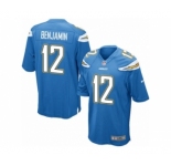 Men's Nike San Diego Chargers #12 Travis Benjamin Game Electric Blue Alternate NFL Jersey