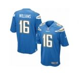 Men's Nike San Diego Chargers #16 Tyrell Williams Game Electric Blue Alternate NFL Jersey
