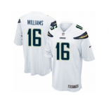 Men's Nike San Diego Chargers #16 Tyrell Williams Game White NFL Jersey