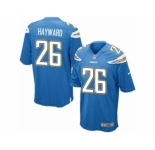 Men's Nike San Diego Chargers #26 Casey Hayward Game Electric Blue Alternate NFL Jersey