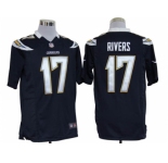 nike nfl jerseys san diego chargers #17 rivers dk blue[game]