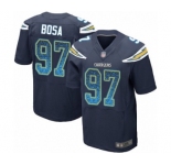 Men's Los Angeles Chargers #97 Joey Bosa Elite Navy Blue Home Drift Fashion Football Jersey