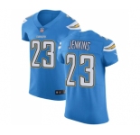 Men's Nike Los Angeles Chargers #23 Rayshawn Jenkins Electric Blue Alternate Vapor Untouchable Elite Player NFL Jersey