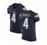 Men's Nike Los Angeles Chargers #4 Michael Badgley Navy Blue Team Color Vapor Untouchable Elite Player NFL Jersey