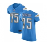 Men's Nike Los Angeles Chargers #75 Michael Schofield Electric Blue Alternate Vapor Untouchable Elite Player NFL Jersey