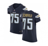 Men's Nike Los Angeles Chargers #75 Michael Schofield Navy Blue Team Color Vapor Untouchable Elite Player NFL Jersey
