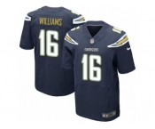 Men's Nike San Diego Chargers #16 Tyrell Williams Elite Navy Blue Team Color NFL Jersey