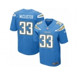 Men's Nike San Diego Chargers #33 Dexter McCluster Elite Electric Blue Alternate NFL Jersey