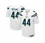 Men's Nike San Diego Chargers #44 Andre Williams Elite White NFL Jersey