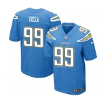 Men's Nike San Diego Chargers #99 Joey Bosa Elite Electric Blue Alternate NFL Jersey