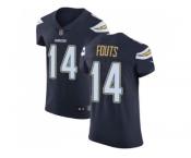 Nike Los Angeles Chargers #14 Dan Fouts Navy Blue Team Color Men Stitched NFL Vapor Untouchable Elite Jersey