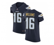 Nike Los Angeles Chargers #16 Tyrell Williams Navy Blue Team Color Men Stitched NFL Vapor Untouchable Elite Jersey