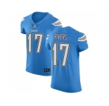 Nike Los Angeles Chargers #17 Philip Rivers Electric Blue Alternate Men Stitched NFL Vapor Untouchable Elite Jersey
