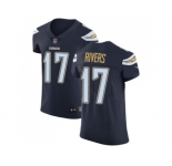 Nike Los Angeles Chargers #17 Philip Rivers Navy Blue Team Color Men Stitched NFL Vapor Untouchable Elite Jersey