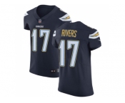 Nike Los Angeles Chargers #17 Philip Rivers Navy Blue Team Color Men Stitched NFL Vapor Untouchable Elite Jersey